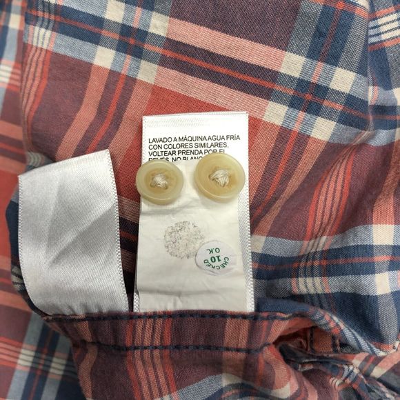 Lucky Brand Men Short Sleeve Cotton Button Shirt Top Size Extra Large M107 -17 - Picture 11 of 16